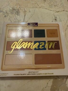 tarte Glamazon Eyeshadow & Face Palette - gold, green, blue, brown